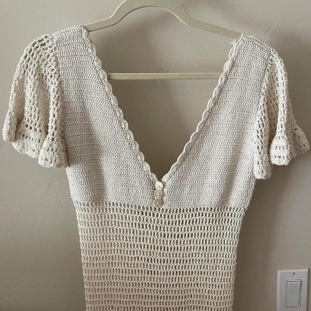 She made me neha crochet dress